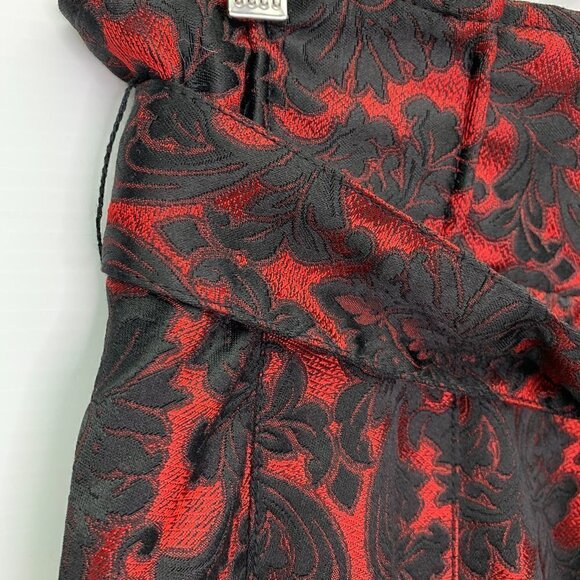 New York & Co Midi Skirt Size 8 Floral Jacquard Midi Party Wedding - Picture 5 of 12